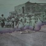 Corner Drug building parade